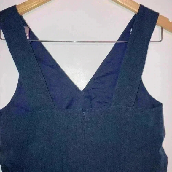 Tibi Linen Shift Navy Dress Size - Picture 6 of 13